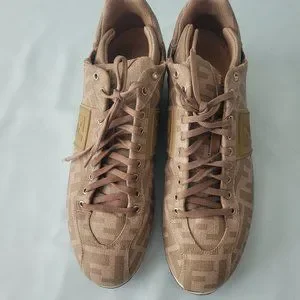 Fendi | Shoes | Fendi Zucca Print Mens Lowtop Sneakers Beige